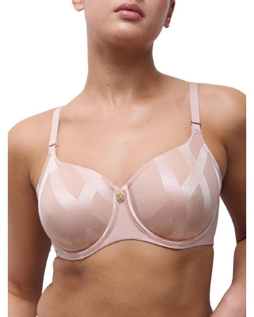 Chantelle Pink Glaze Very Covering Moulded Bra