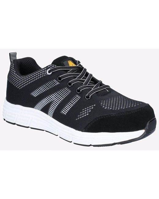 Amblers Safety Black As714 Bolt Trainer for men