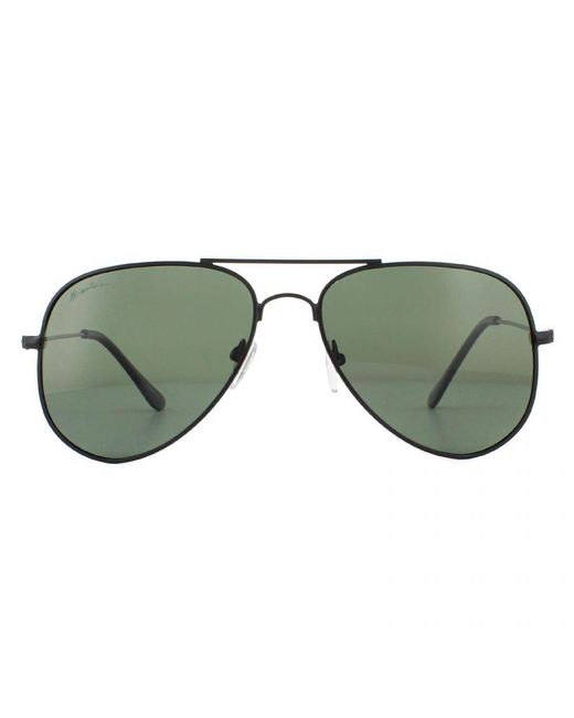 Montana Green Sunglasses Mp94 A Matte Balck G15 Polarized