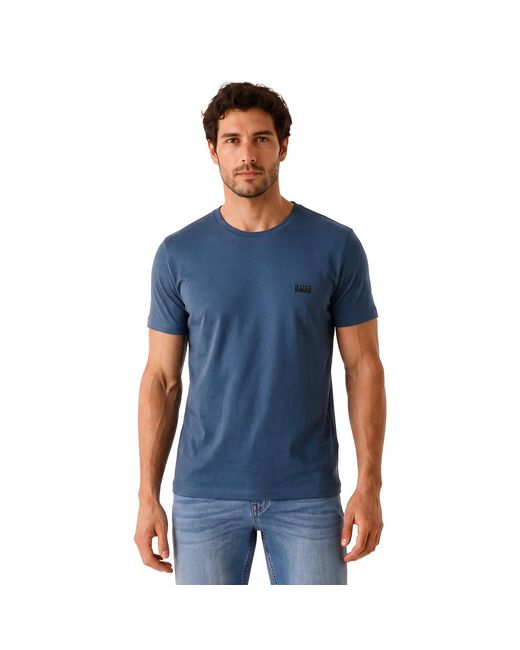 Boss Blue Short Sleeve Cotton T-Shirt 50531401 for men
