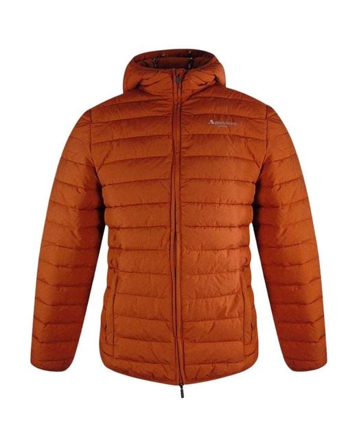 Aquascutum Orange Active Rlg 100 Gr Winter Rust Hooded Jacket for men