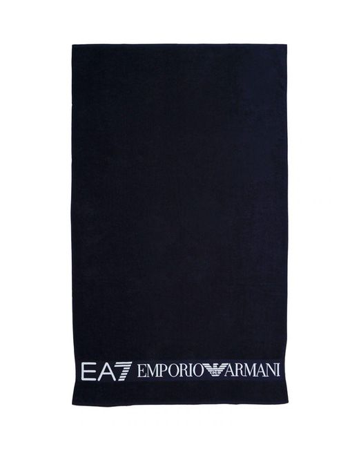 Emporio Armani Badhanddoek in het Blue voor heren