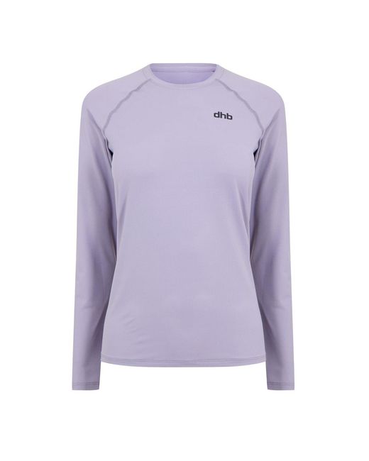 Dhb Purple Aeron Long Sleeve Top 2.0