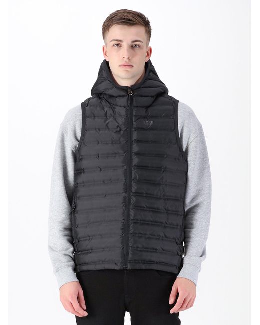 Luke 1977 Gray New Global Hooded Gilet for men