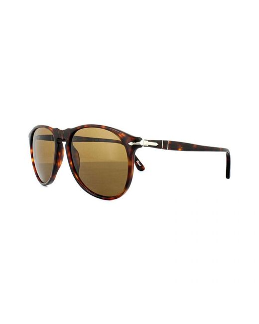Persol Brown Sunglasses 9649 24/57 Havana Crystal Polarized for men