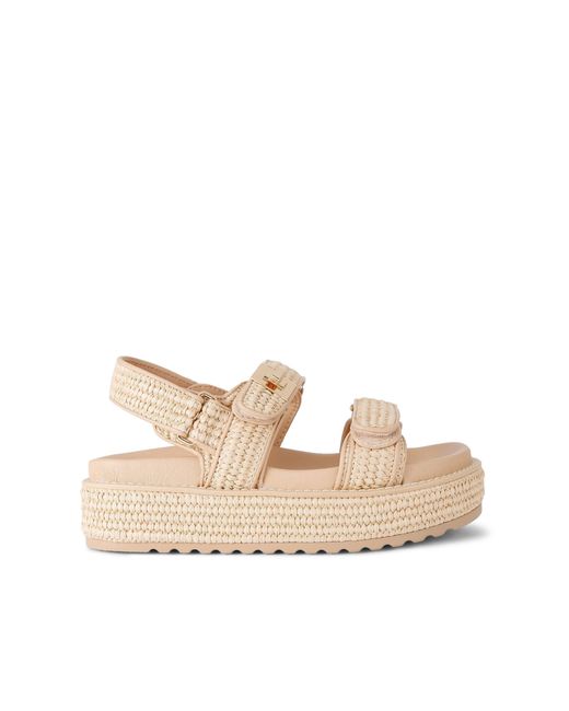 Steve Madden Natural Bigmona Raffia Sandals