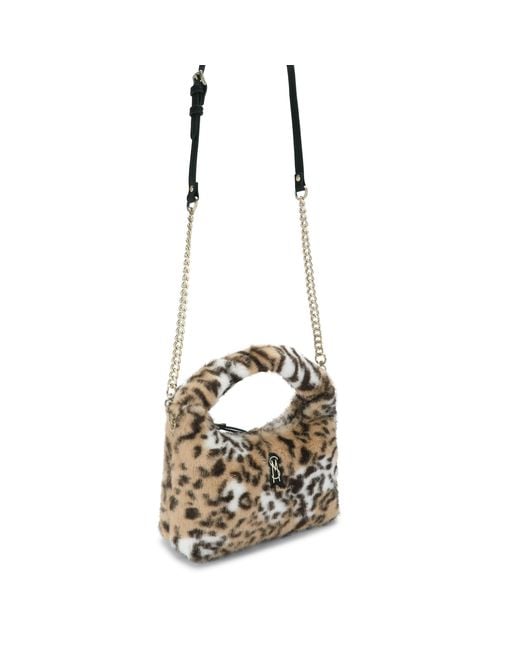 Steve Madden Metallic Fluffy Bag Animal Print