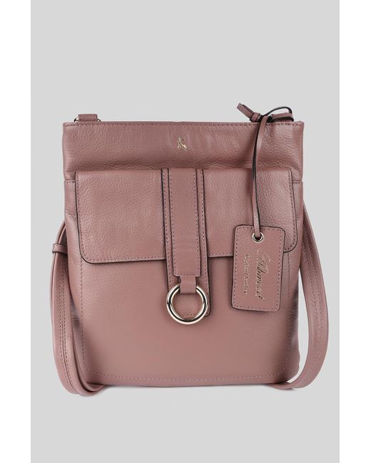Ashwood Leather Pink 'Heaven' Real Cross Body Bag
