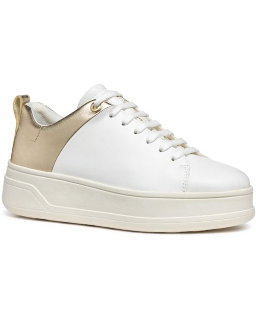 Geox White D Spherica Ecub-2 Ladies Sports