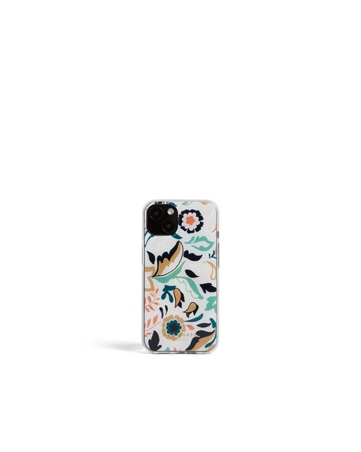 Ted Baker White Liissy Folk Floral Iphone 13 Clip Case