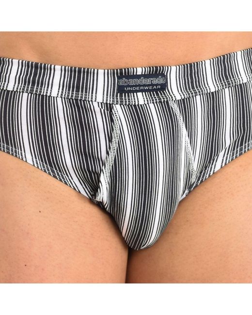 Abanderado Gray Pack-2 Slips Sensitive Breathable Fabric A5379 for men
