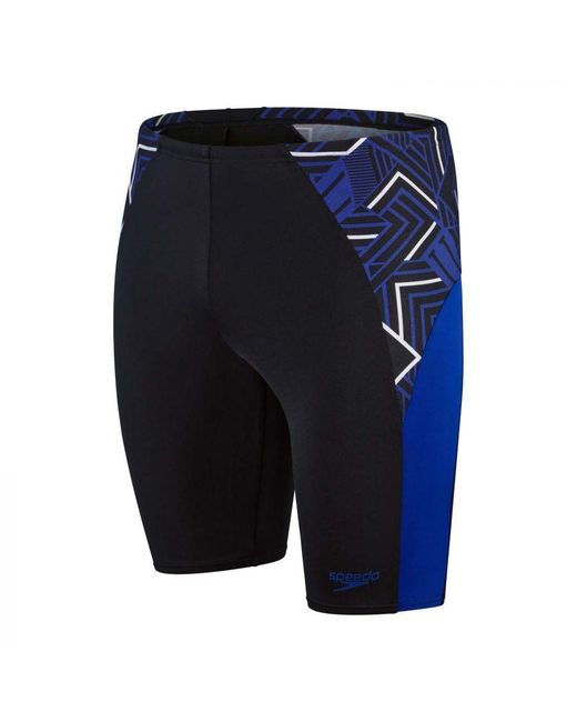 Speedo Blue Eco Endurance+ Splice Jammer Shorts for men