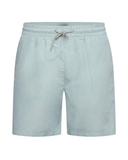 Crosshatch Blue Wabasso Swim Shorts for men