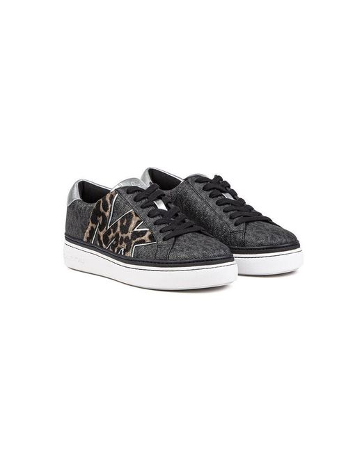 Michael Kors Black Chapman Lace Trainers