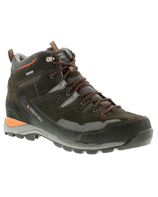 Sprayway Oxna Mid Mens Walking Hiking Boots Grey Suede in Brown for Men |  Lyst UK