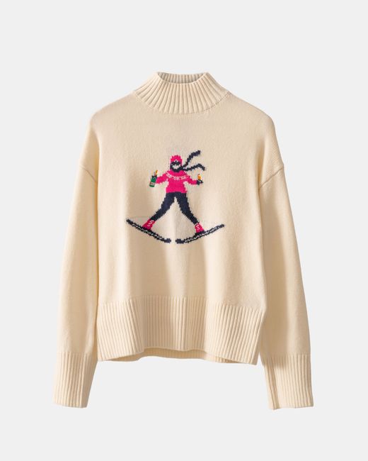 Joules White Abigail Jumper