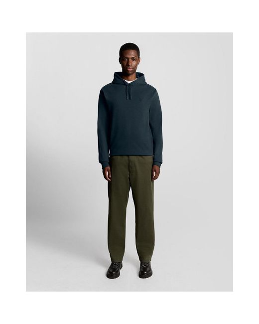 Lyle & Scott Blue And Pullover Hoodie for men