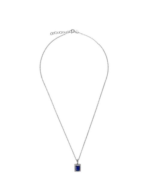 Orphelia White 'Enora' 925 Sterling Chain With Pendant