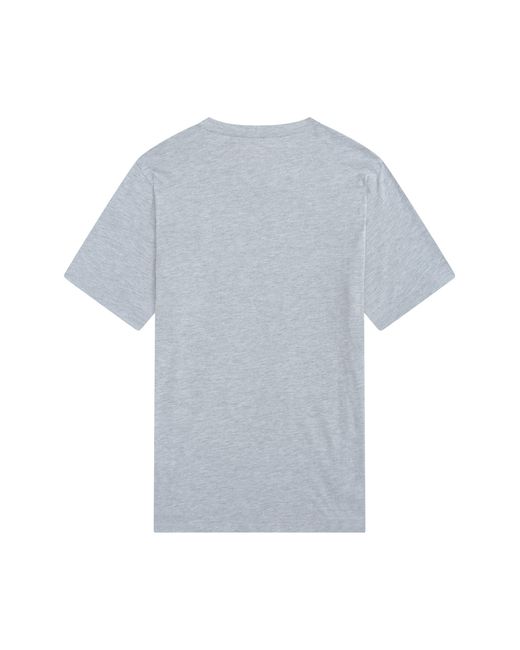 Mountain Warehouse Blue Regional Lake District T-Shirt Crew Neck Breathable Everyday Tee Cotton for men