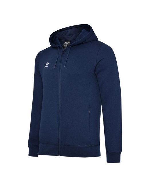 Umbro Blue Club Leisure Full Zip Hoodie for men