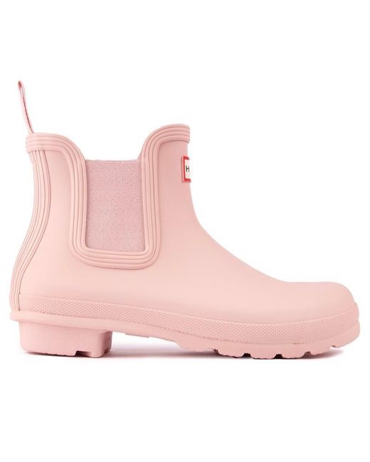 Hunter Pink Original Chelsea Boots
