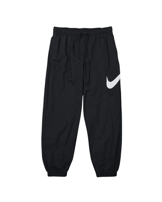 Nike Blue Essential W Mid Rise Joggers Nylon