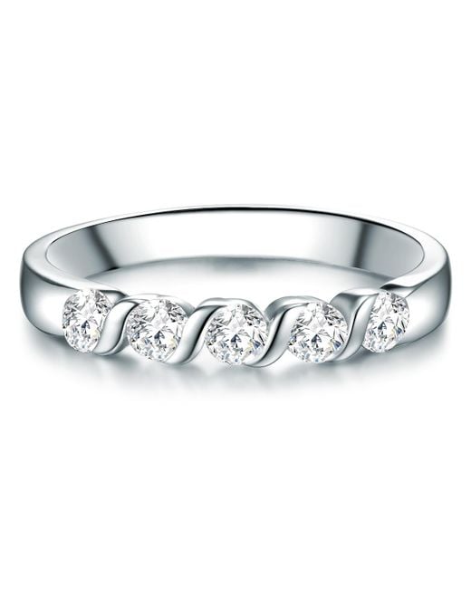 Tresor 1934 Metallic Trilani Sterling Ring