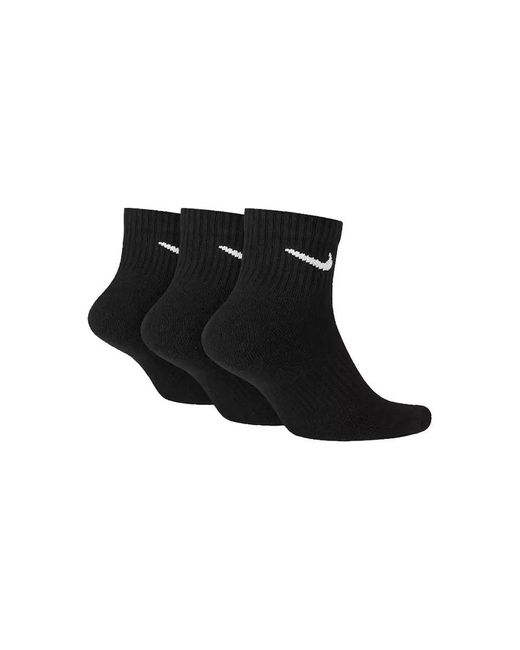Nike Blue Dry Cushion Everyday Ankle Socks (3 Pairs)