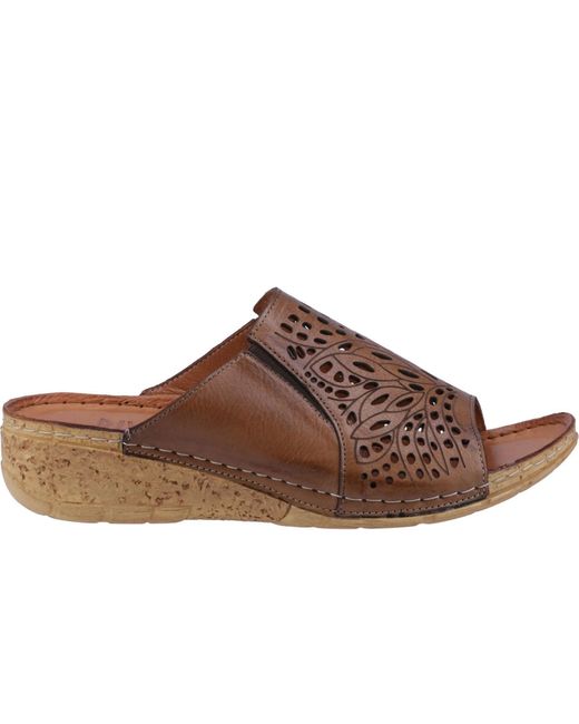 Riva Brown Cardigan Sandals