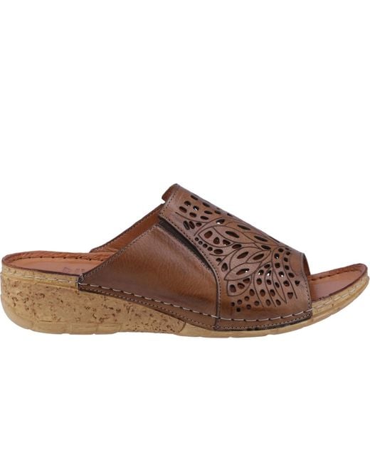 Riva Brown Cardigan Sandals