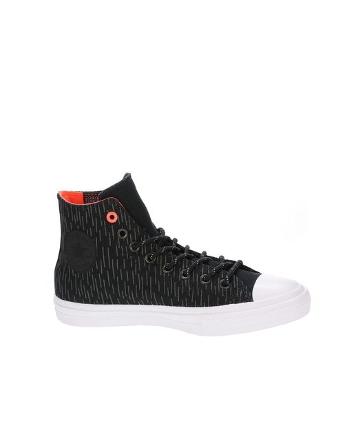 Converse Black Chuck Taylor All Star Ii Hi Shield Plimsolls Canvas (Archived) for men