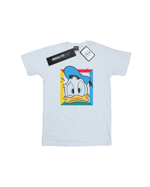 Disney Donald Duck Panicked T Shirt Material Cotton in Blue for Men Lyst UK