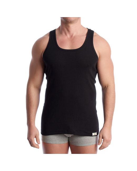 Omera Black Sleeveless Organic Cotton Undershirt 2006 for men