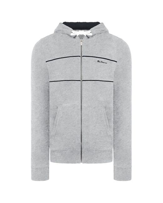 Ben Sherman Logo Grijs Track Jacket in het Gray voor heren