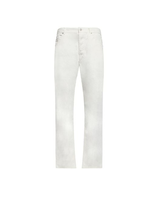 DIESEL White P Definitive Straight Leg Jeans for men