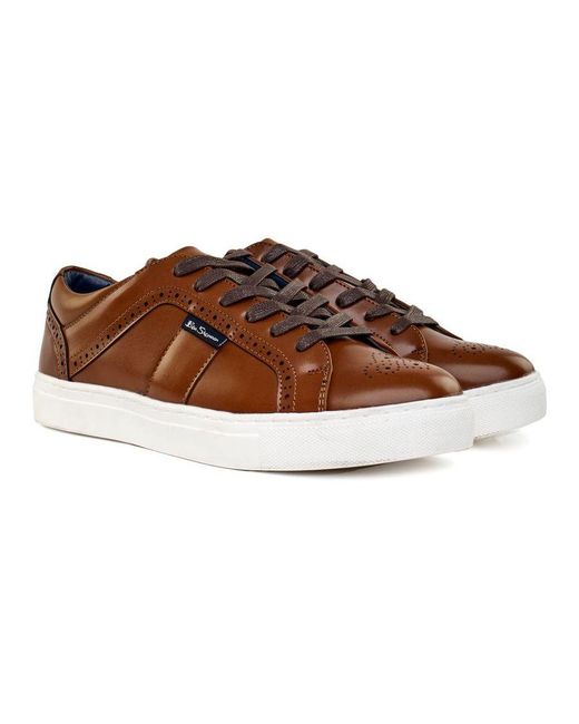 Ben Sherman Brown Tony Trainers for men