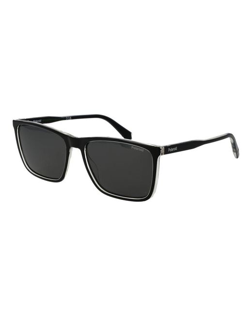 Polaroid Black Plastic Sunglasses for men