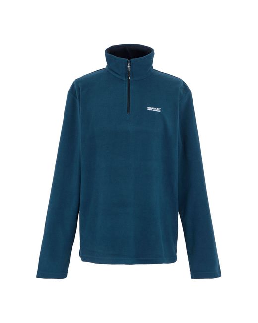 Regatta Blue Great Outdoors Thompson Half Zip Fleece Top (Moonlight Denim/ for men