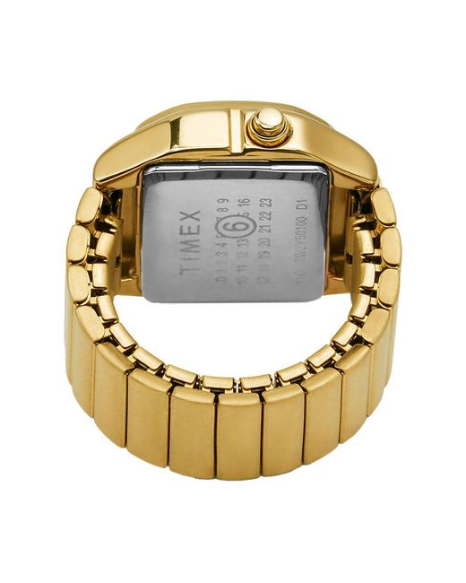 Timex Metallic Lab Ring Mm6 Maison Margiela Watch Tw2Y50100 Stainless Steel