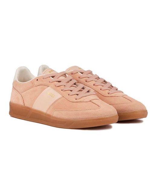 Boss Pink Brenta Tenn Trainers