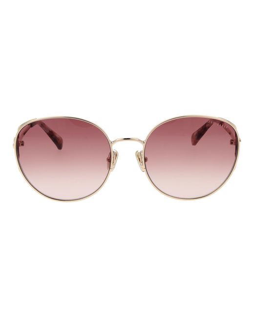 Ted Baker Pink Bicolor Metal Sunglasses