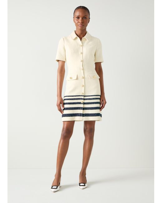 L.K.Bennett Natural Bellmer Dresses