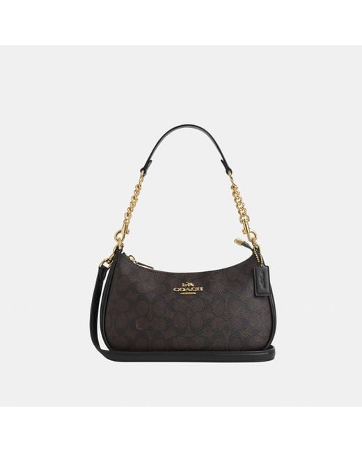 COACH Black Teri Shoulder Bag