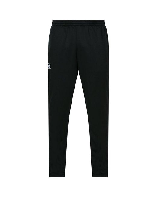 Canterbury Black Stretch Tapered Trousers for men