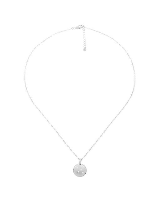 Orphelia White 'Linn' 925 Sterling Chain With Pendant