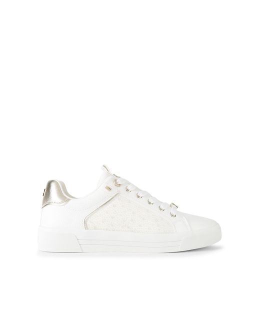 KG by Kurt Geiger White Lillian Mesh Sneakers