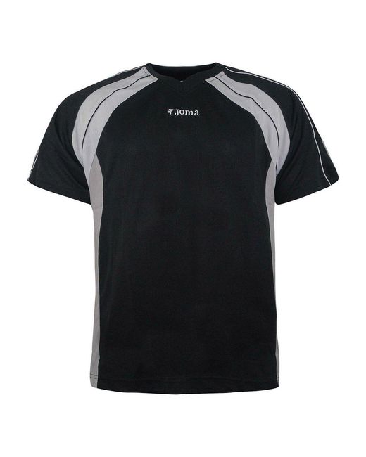 Joma Jewellery Black Sports T-Shirt Cotton for men