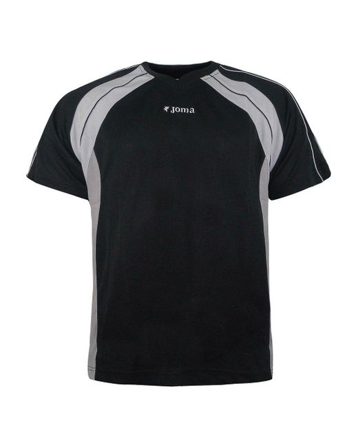 Joma Jewellery Black Sports T-Shirt Cotton for men