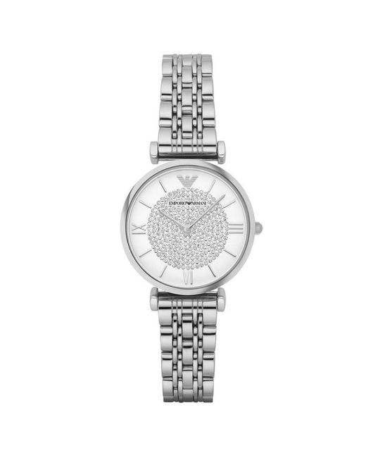 Emporio Armani Metallic Horloge Ar1925 Stainless Steel (Archived)