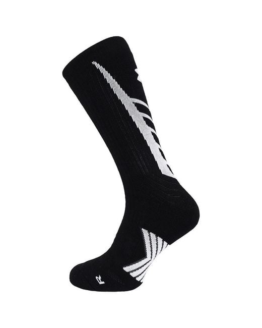 Under Armour Black Undeniable Crew Socks for men